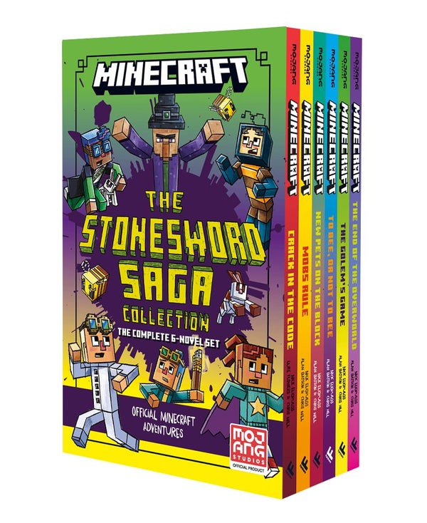 Minecraft Stonesword Saga Complete 6-Novel Set (Mojang AB)-Fiction: 歷險科幻 Adventure & Science Fiction-買書書 BuyBookBook