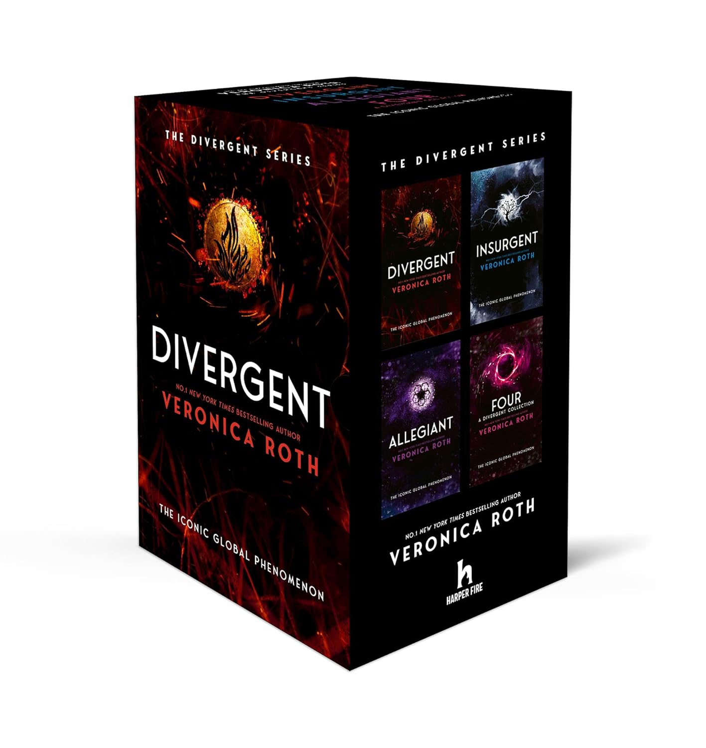 Divergent Series Box Set (Books 1-4) (Veronica Roth)-Fiction: 劇情故事 General-買書書 BuyBookBook
