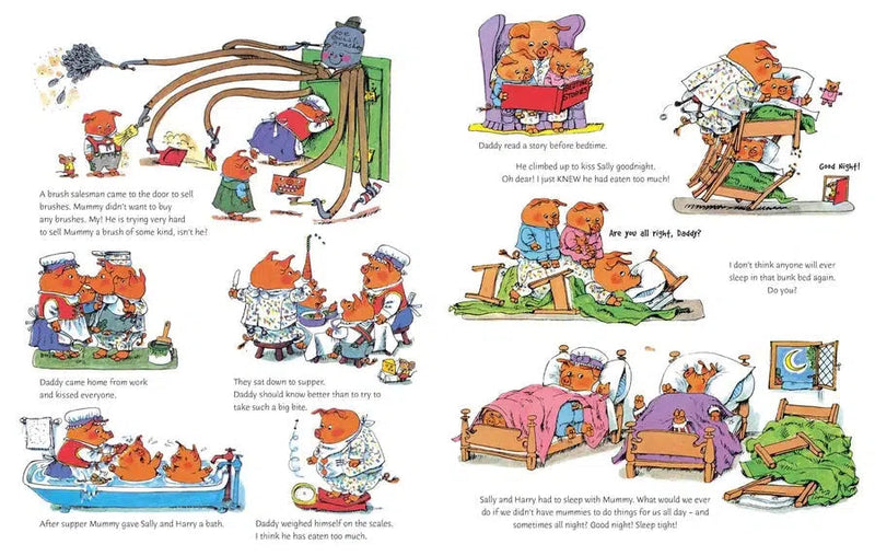 Richard Scarry's What Do People Do All Day?-Children’s / Teenage fiction: Nature and animal stories-買書書 BuyBookBook