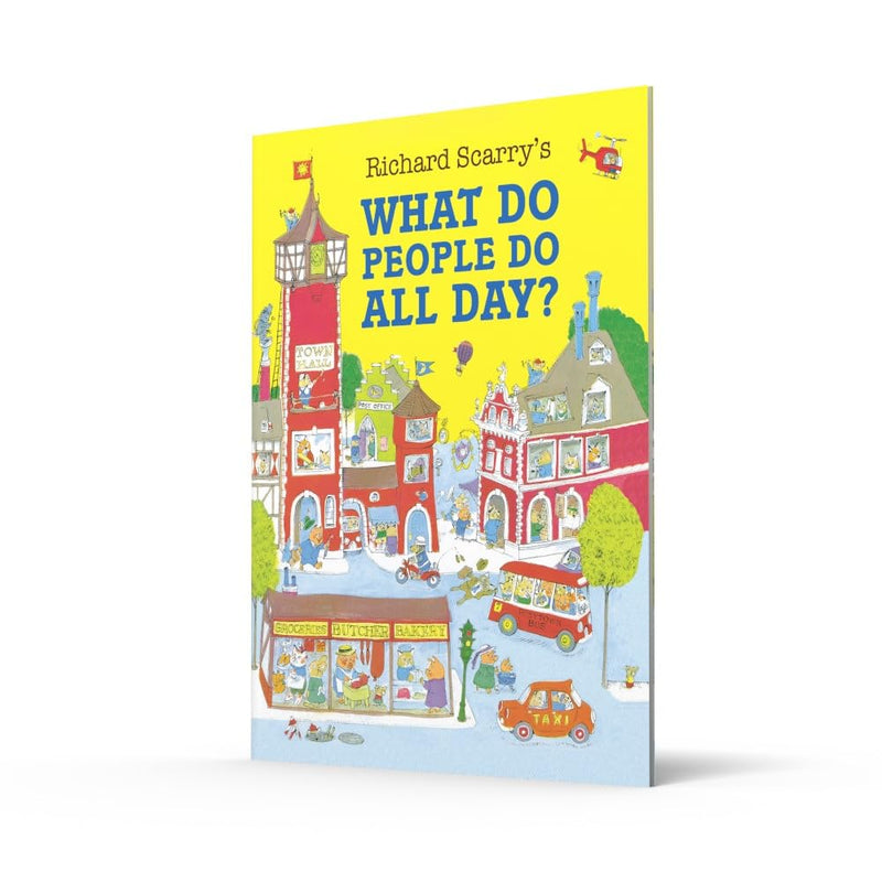 Richard Scarry's What Do People Do All Day?-Children’s / Teenage fiction: Nature and animal stories-買書書 BuyBookBook