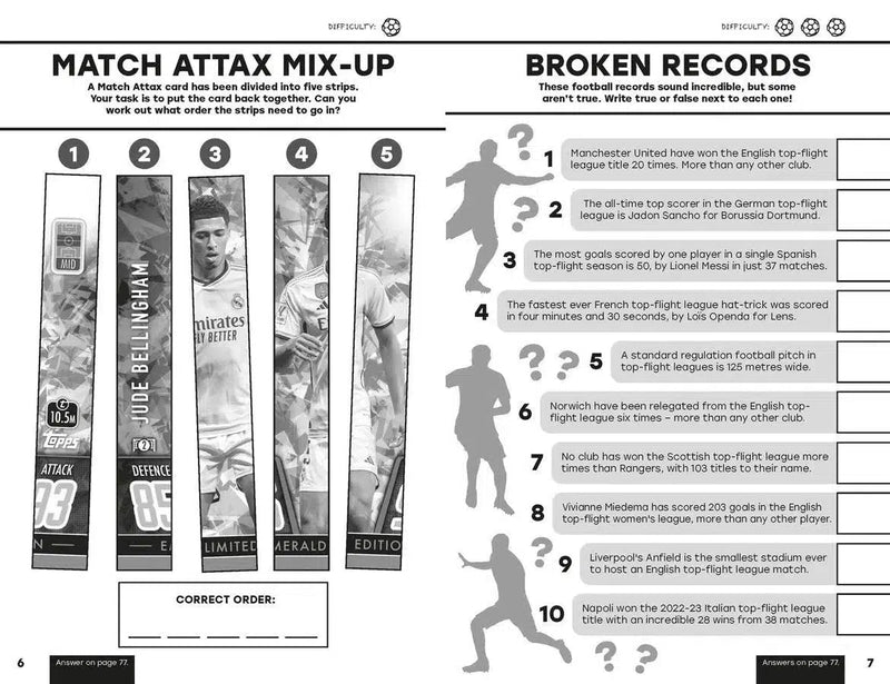 Match Attax Extra Time Teasers (Pocket Puzzles) (Match Attax)-Children’s / Teenage general interest: Hobbies, quizzes, toys and games-買書書 BuyBookBook