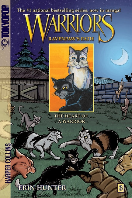 Warriors Manga: Ravenpaw's Path #3: The Heart of a Warrior-Manga and East Asian style / tradition comic books-買書書 BuyBookBook