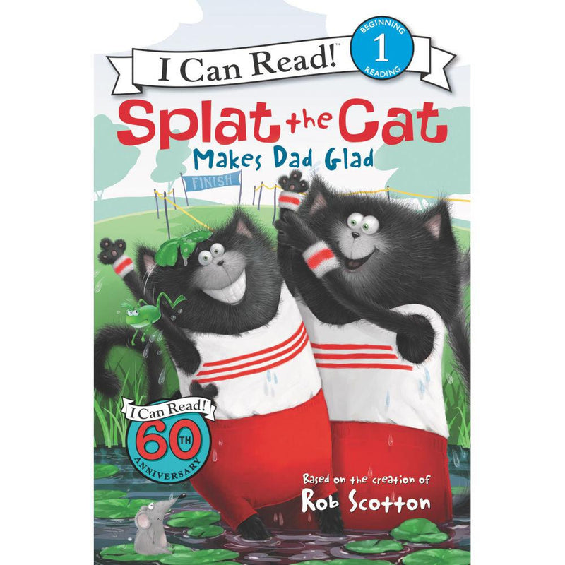 ICR: Splat the Cat Makes Dad Glad (I Can Read! L1)-Fiction: 橋樑章節 Early Readers-買書書 BuyBookBook