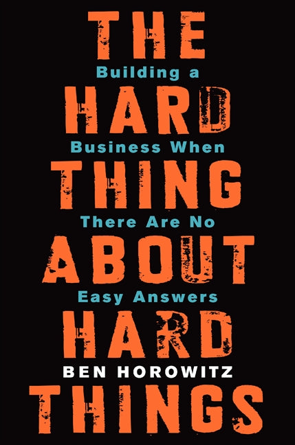 The Hard Thing About Hard Things-Business and Management-買書書 BuyBookBook