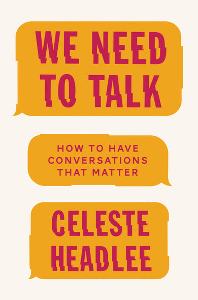 We Need To Talk