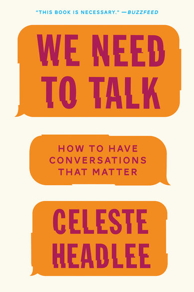 We Need To Talk