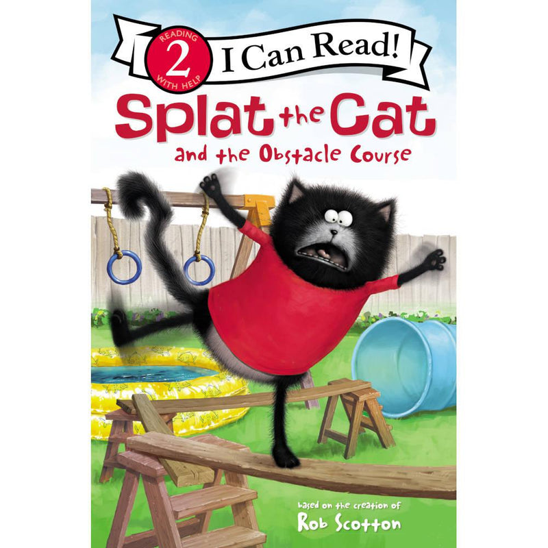 ICR: Splat the Cat and the Obstacle Course (I Can Read! L2)-Fiction: 橋樑章節 Early Readers-買書書 BuyBookBook