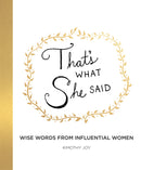 That's What She Said