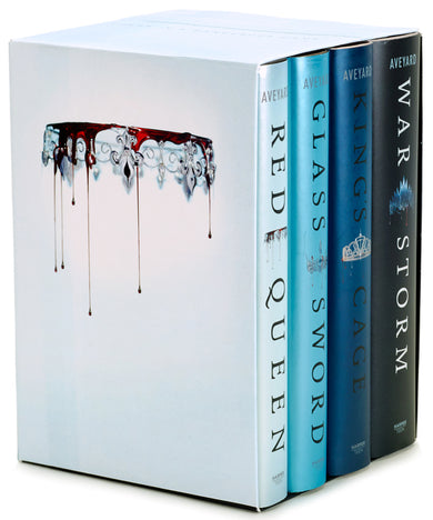 Red Queen 4-Book Hardcover Box Set-Children’s / Teenage: poetry/ anthologies/ annuals-買書書 BuyBookBook