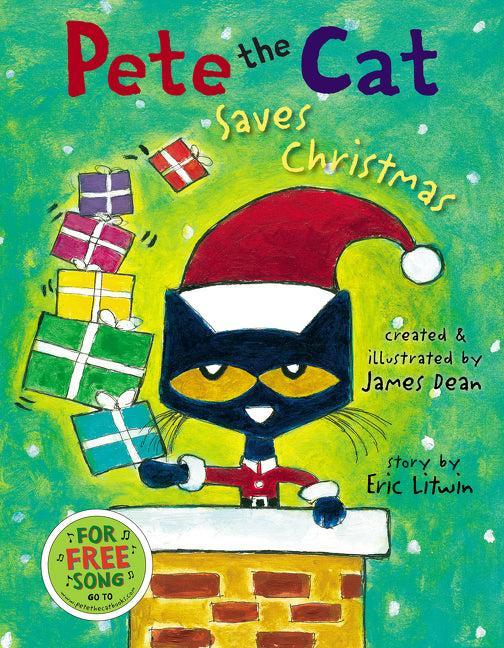 Pete the Cat Saves Christmas-Children’s / Teenage fiction: General and modern fiction-買書書 BuyBookBook