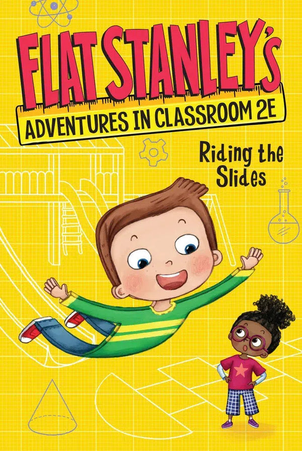 Flat Stanley's Adventures in Classroom 2E #2: Riding the Slides-Children’s / Teenage: Chapter books (transitional storybooks)-買書書 BuyBookBook