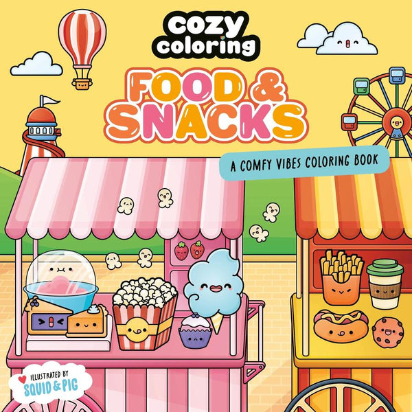 Cozy Coloring: Food & Snacks-Children’s interactive and activity books and kits-買書書 BuyBookBook
