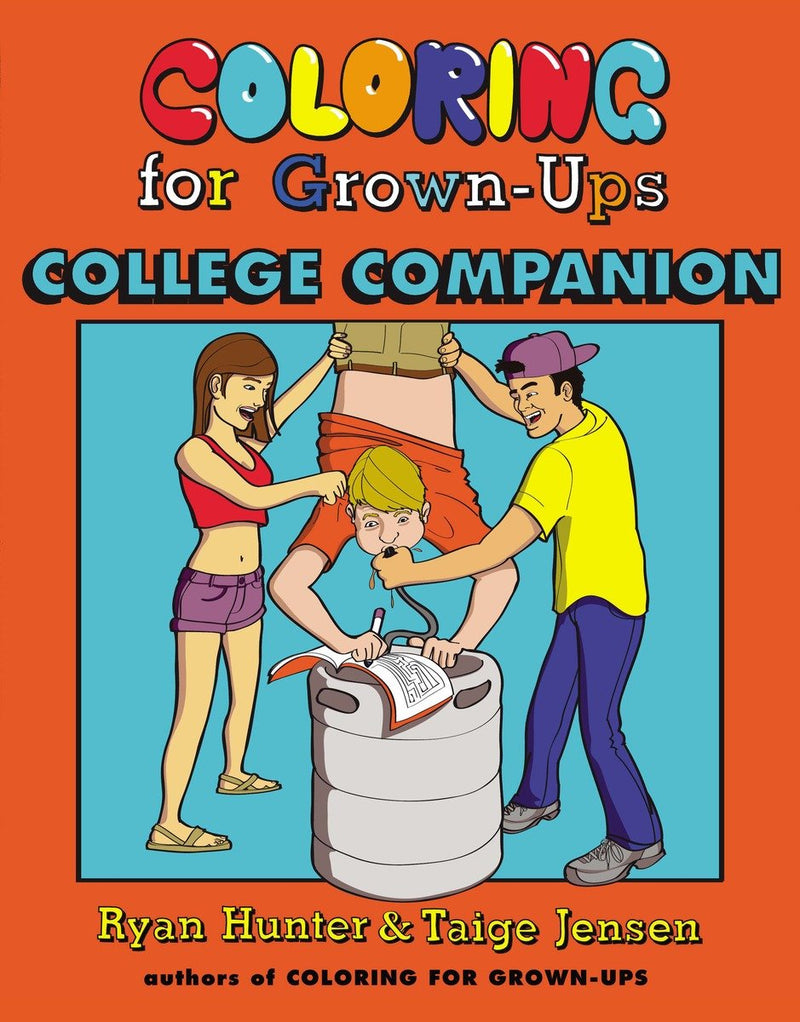 Coloring for Grown-Ups College Companion-Lifestyle and Leisure-買書書 BuyBookBook