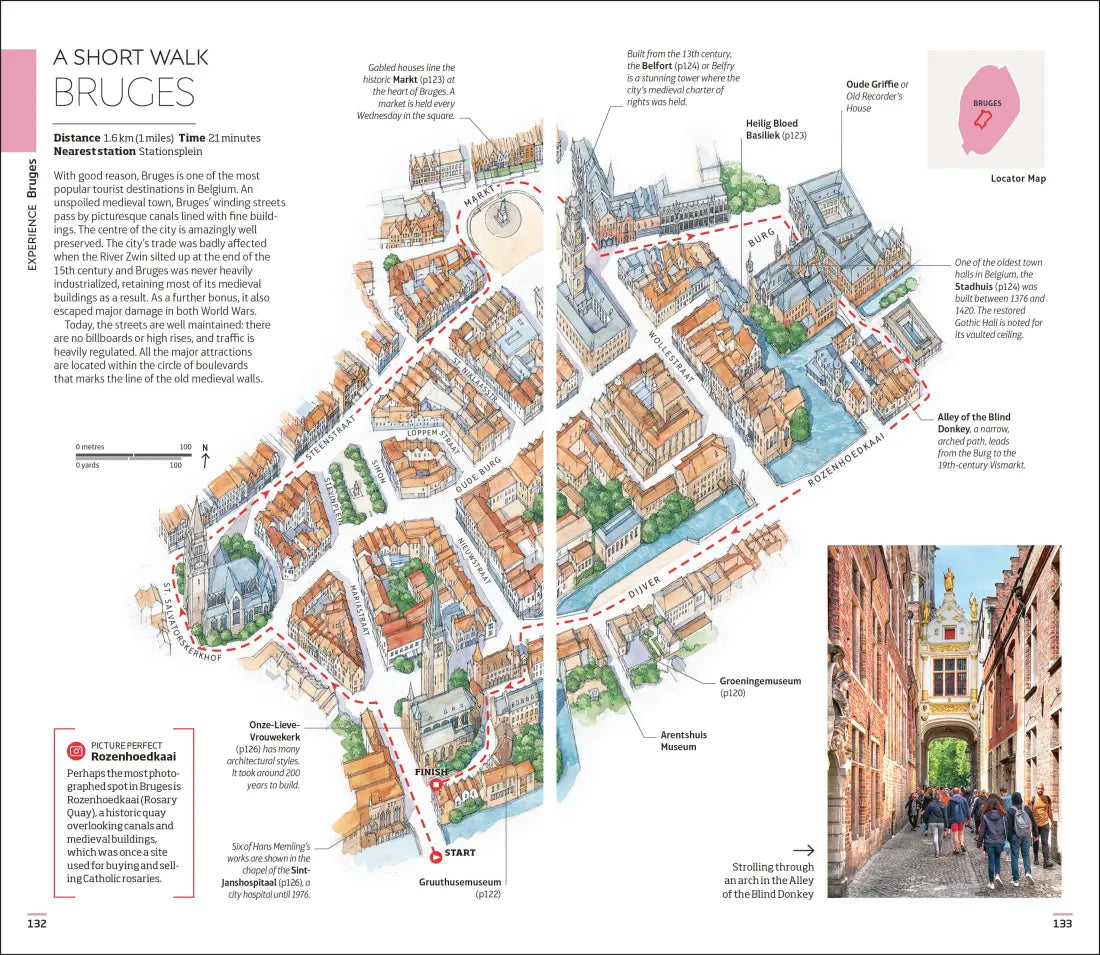 DK Brussels, Bruges, Antwerp and Ghent US - Paperback / softback