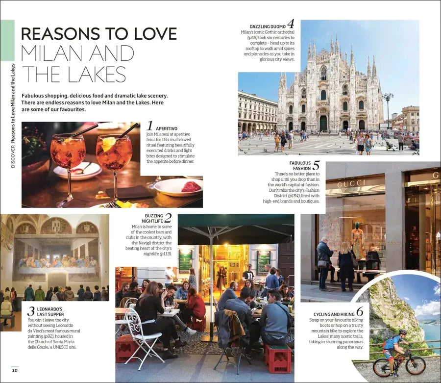 DK Milan and the Lakes US - Paperback / softback