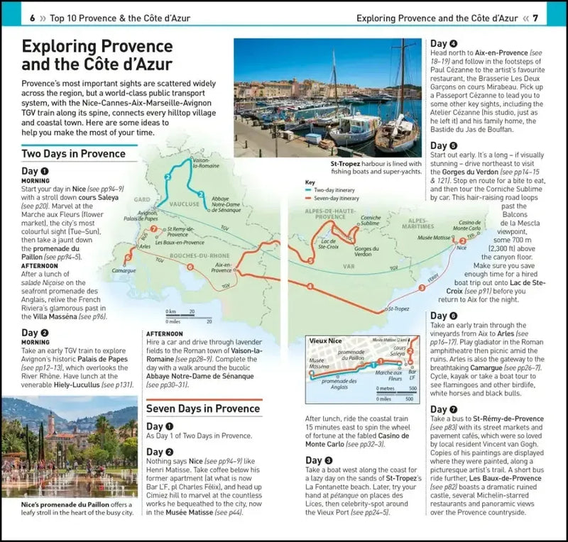 DK Top 10 Provence and the Cote d'Azur US - Paperback / softback