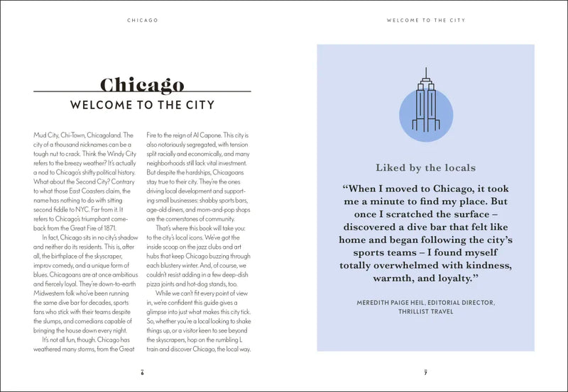 Chicago Like a Local US - Hardback