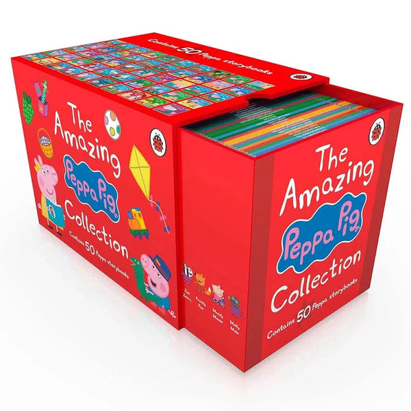 ペッパピッグ コレクション　150冊セット Peppa Pig: The Amazing Collection 1-50 Red Box (Ladybird)