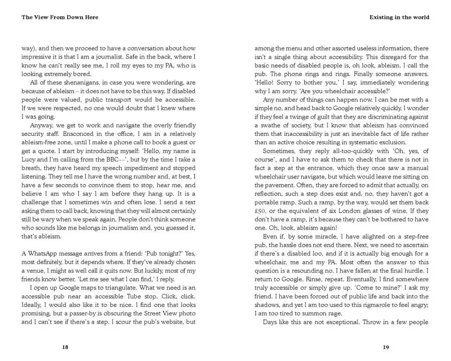 The View From Down Here US - Hardback