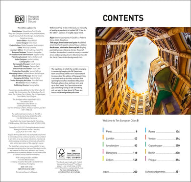 DK Top 10 European Cities US - Paperback / softback