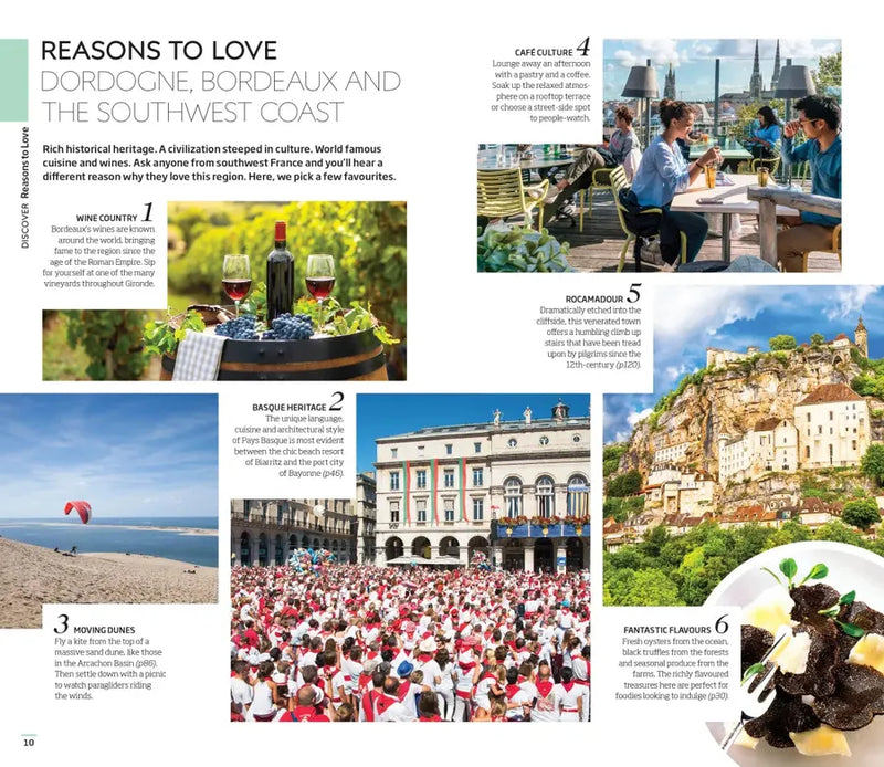 DK Dordogne, Bordeaux and the Southwest Coast US - Paperback / softback