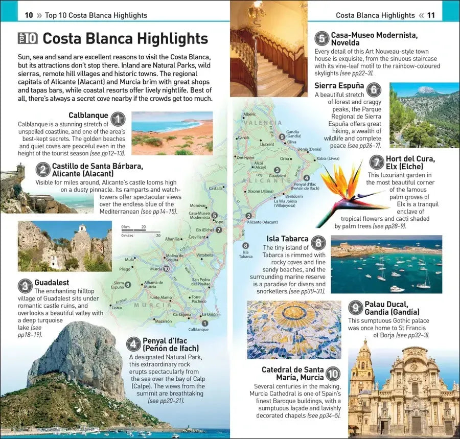 DK Top 10 Costa Blanca US - Paperback / softback