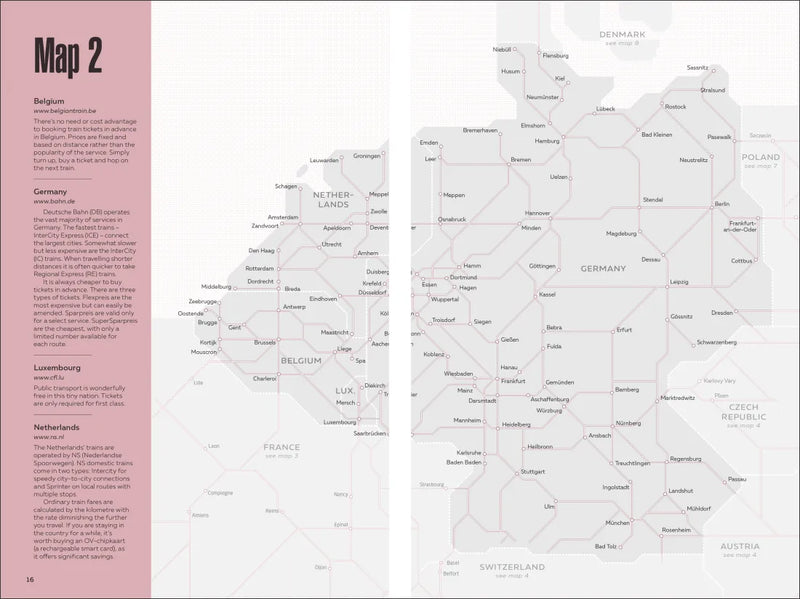 Europe by Train US - Paperback / softback