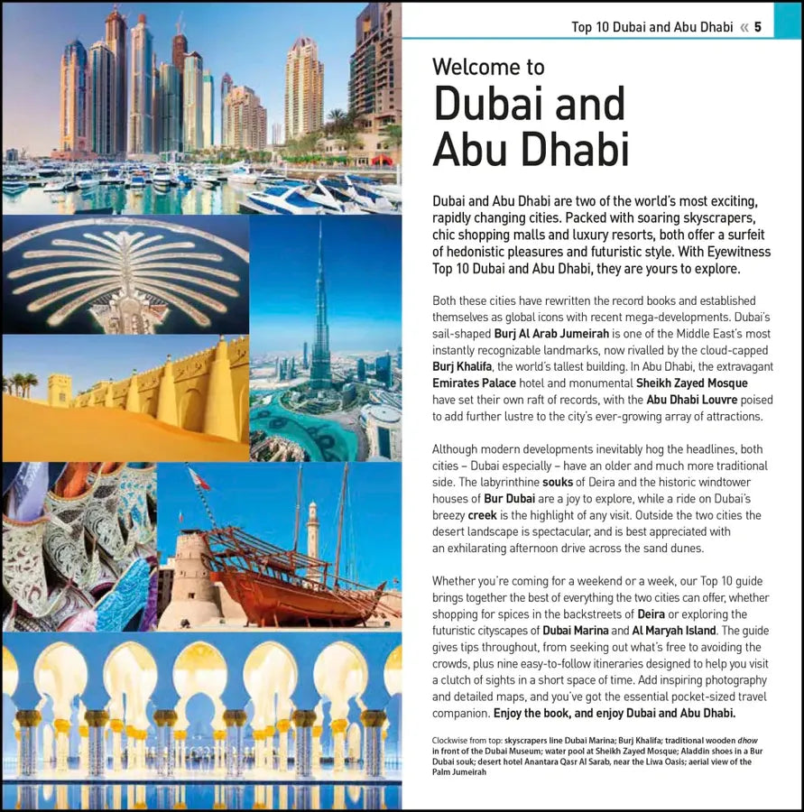 DK Top 10 Dubai and Abu Dhabi US - Paperback / softback (9780241622339)