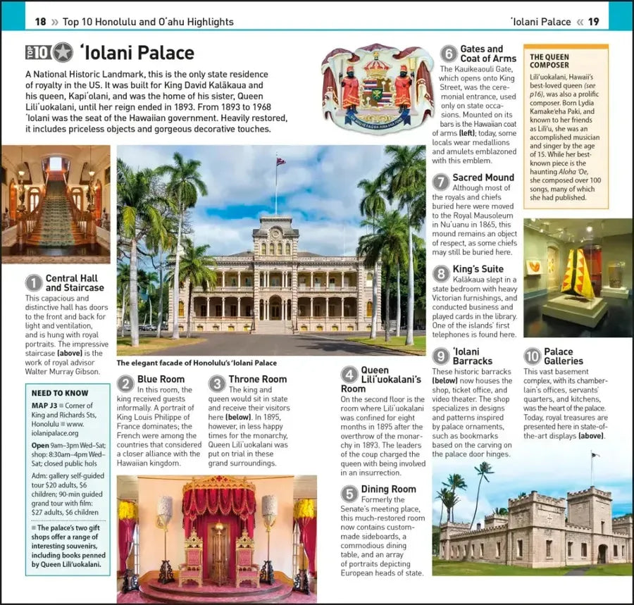 DK Top 10 Honolulu and O'ahu US - Paperback / softback (9780241622346)