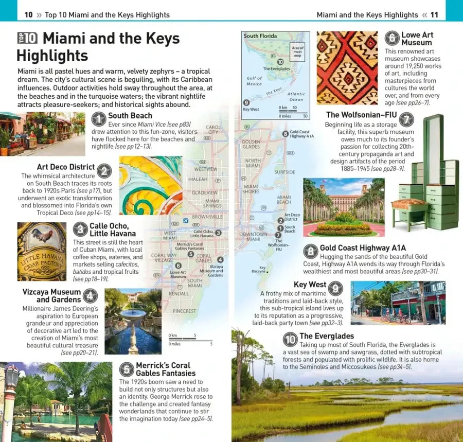 DK Top 10 Miami and the Keys US - Paperback / softback (9780241624906)