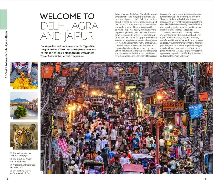 DK Delhi, Agra and Jaipur US - Paperback / softback