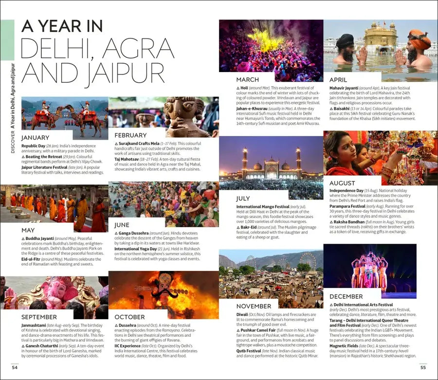 DK Delhi, Agra and Jaipur US - Paperback / softback
