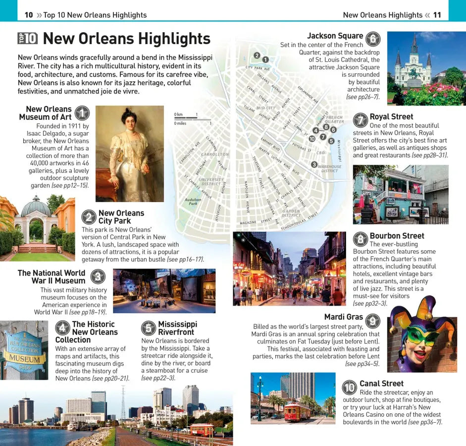 DK Top 10 New Orleans US - Paperback / softback (9780241662670)