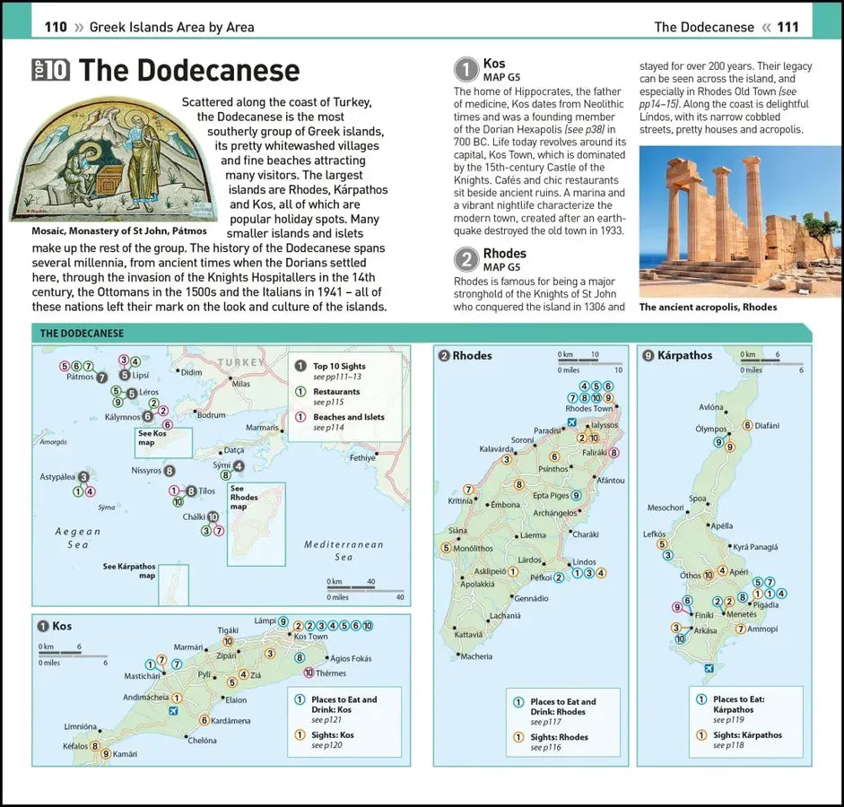 DK Top 10 Greek Islands US - Paperback / softback (9780241664797)