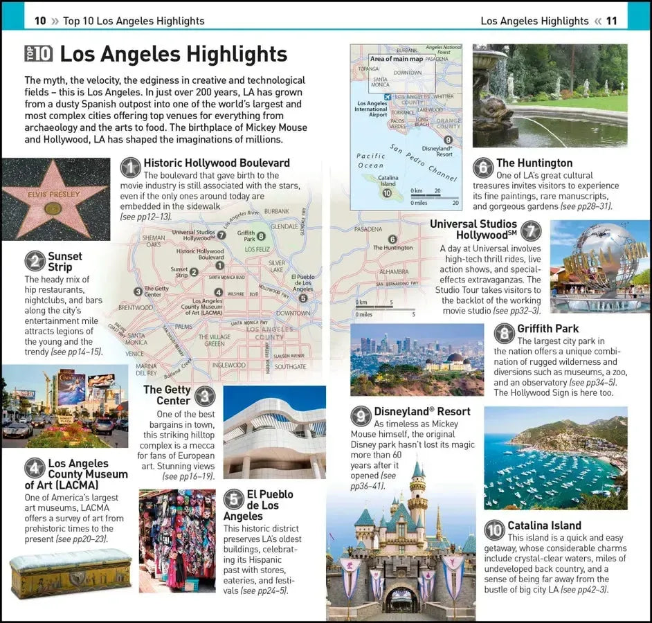 DK Top 10 Los Angeles US - Paperback / softback (9780241664803)