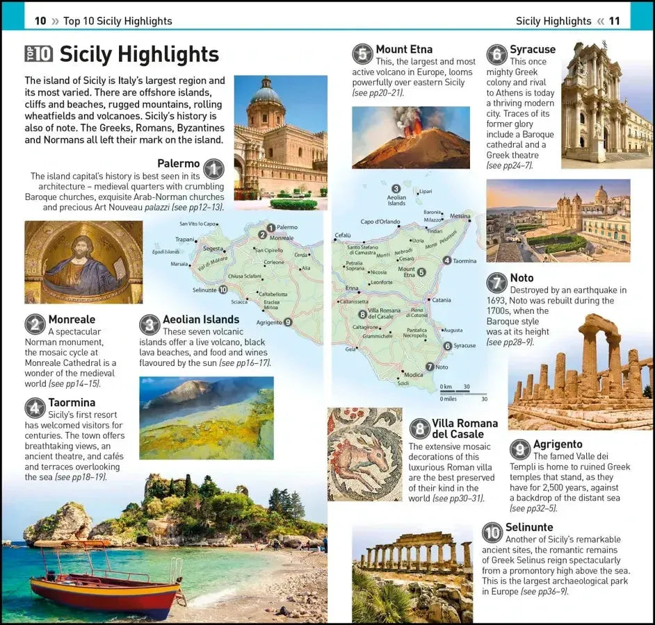 DK Top 10 Sicily US - Paperback / softback (9780241664971)