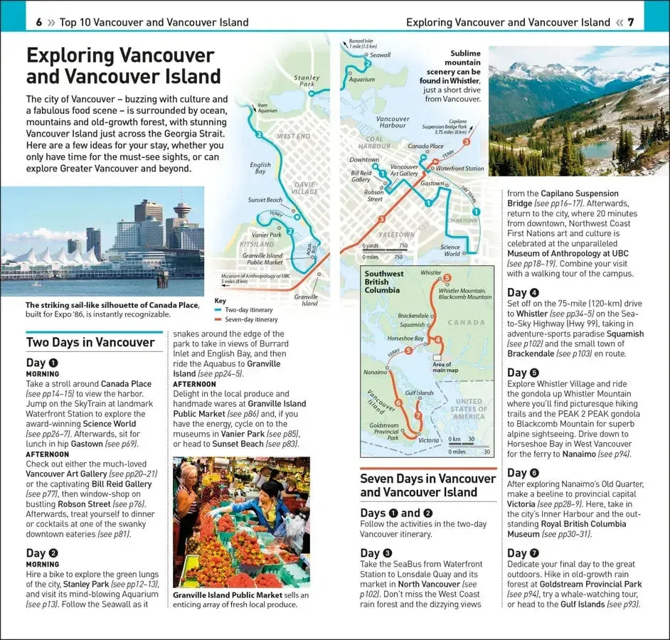 DK Top 10 Vancouver and Vancouver Island US - Paperback / softback