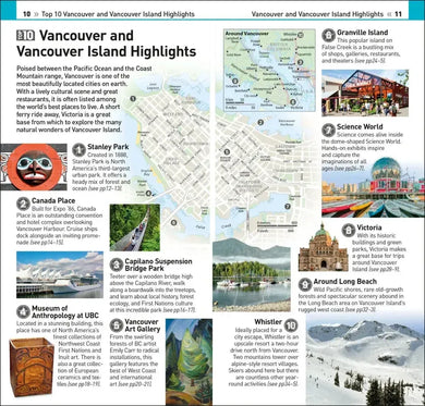 DK Top 10 Vancouver and Vancouver Island US - Paperback / softback