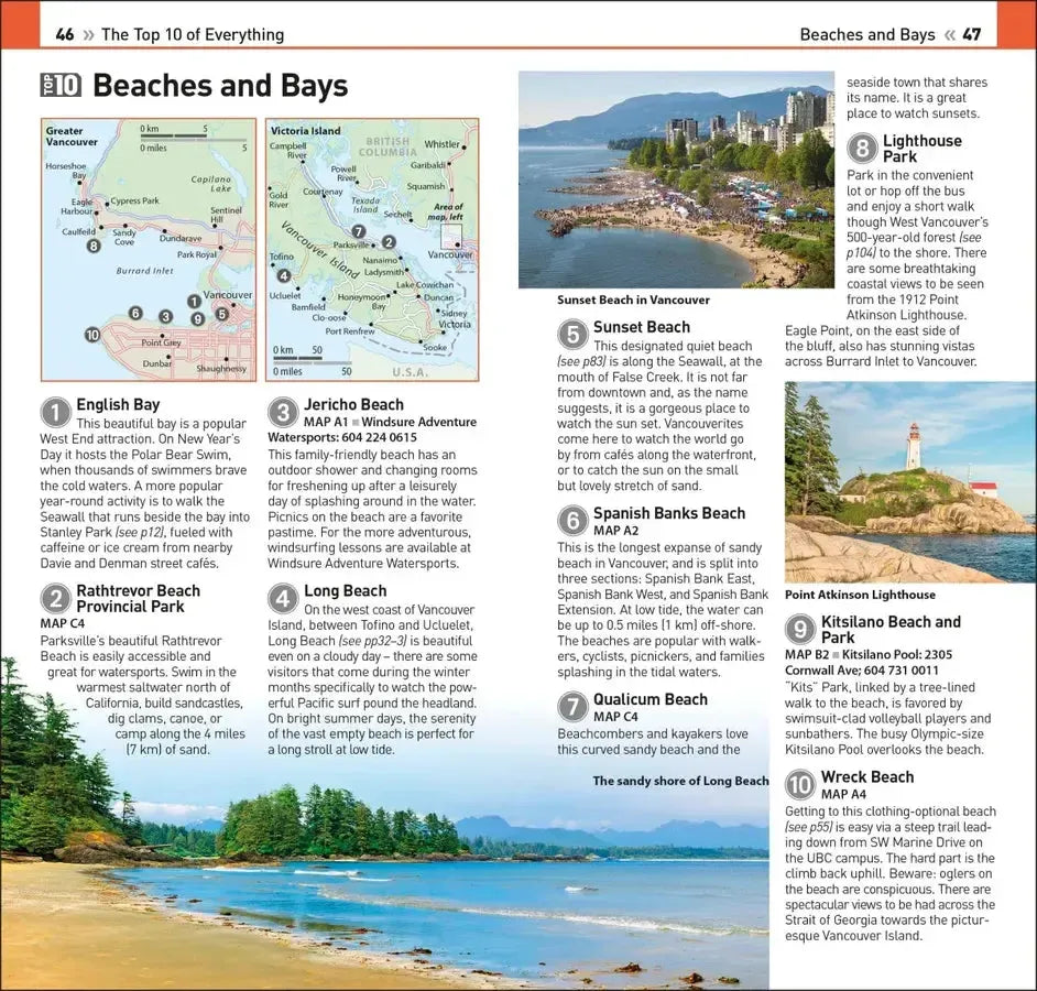 DK Top 10 Vancouver and Vancouver Island US - Paperback / softback