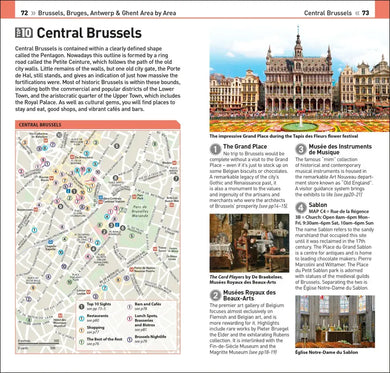 DK Top 10 Brussels, Bruges, Antwerp and Ghent US - Paperback / softback