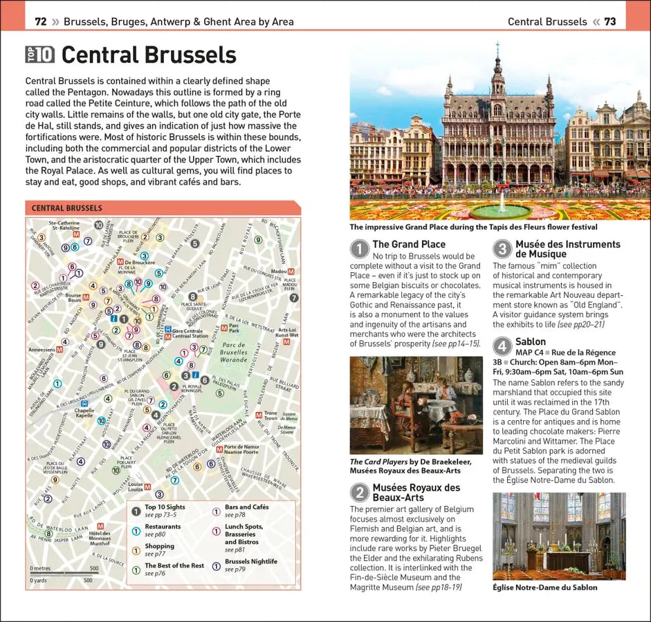 DK Top 10 Brussels, Bruges, Antwerp and Ghent US - Paperback / softback