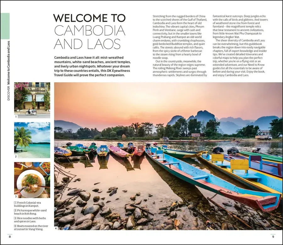 DK Cambodia and Laos US - Paperback / softback