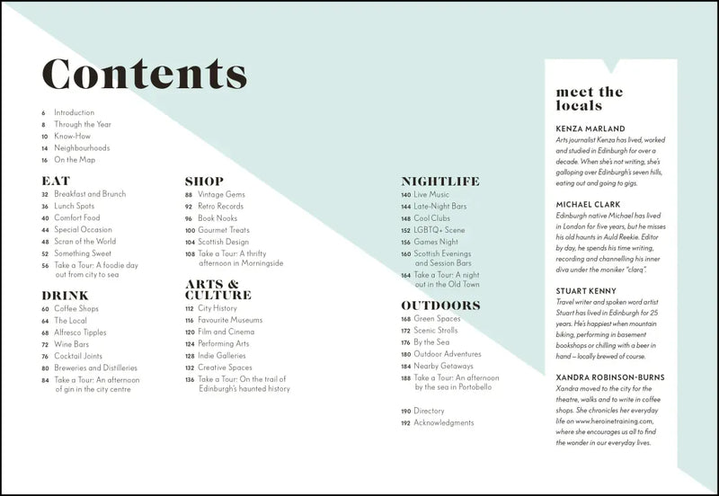 Edinburgh Like a Local US - Hardback