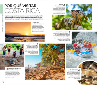 Costa Rica Guía Visual interior 1 (ISBN 9780241682715)