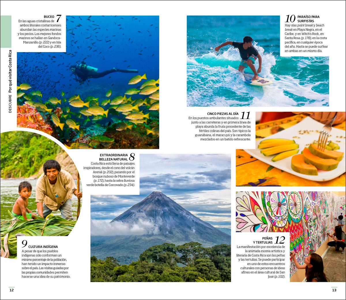 Costa Rica Guía Visual interior 2 (ISBN 9780241682715)