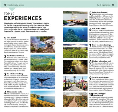 DK Top 10 Azores US - Paperback / softback