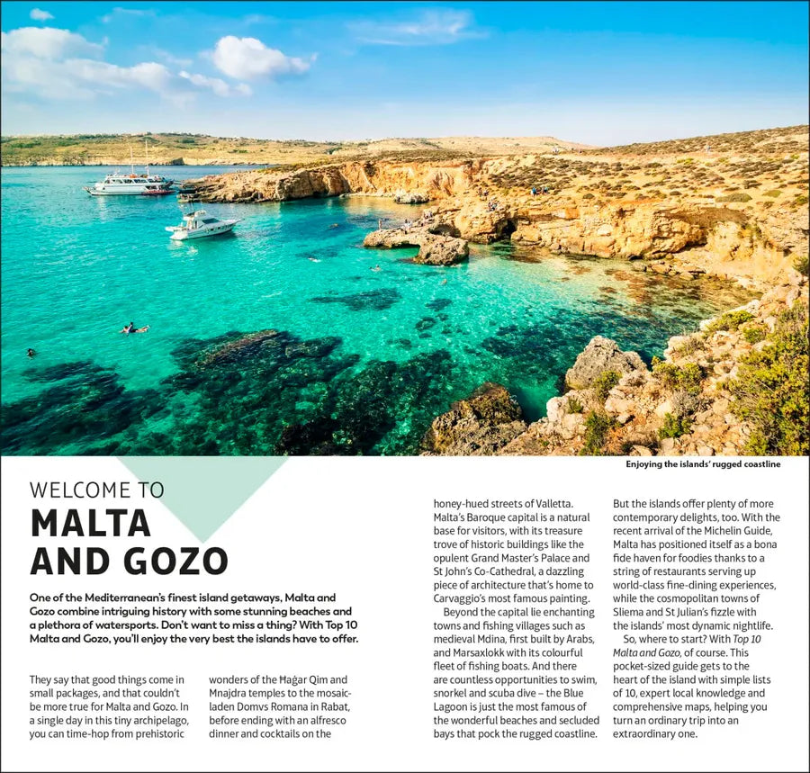 DK Top 10 Malta and Gozo US - Paperback / softback