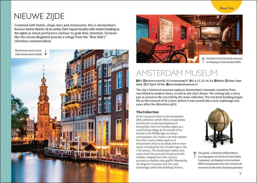 DK Amsterdam Mini Map and Guide US - Paperback / softback
