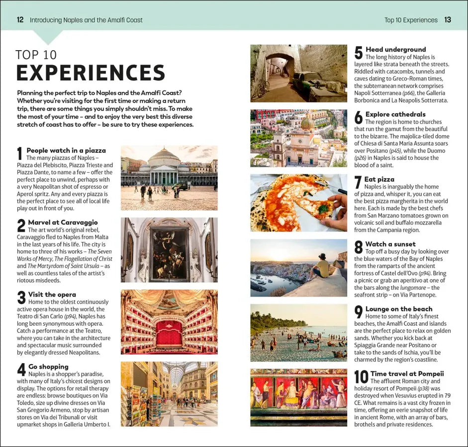 DK Top 10 Naples and the Amalfi Coast US - Paperback / softback
