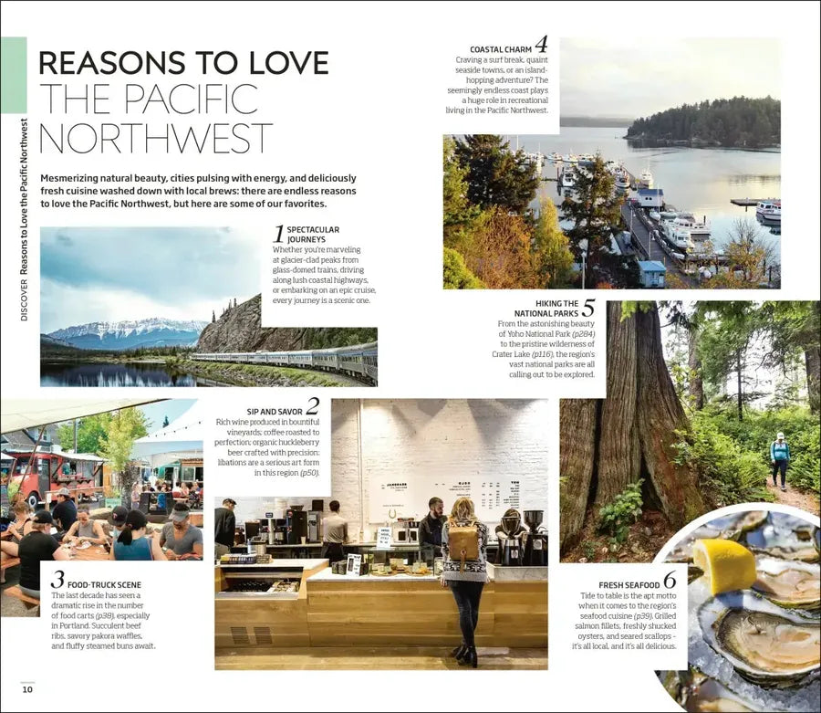 DK Pacific Northwest: Oregon, Washington and British Columbia US - Paperback / softback